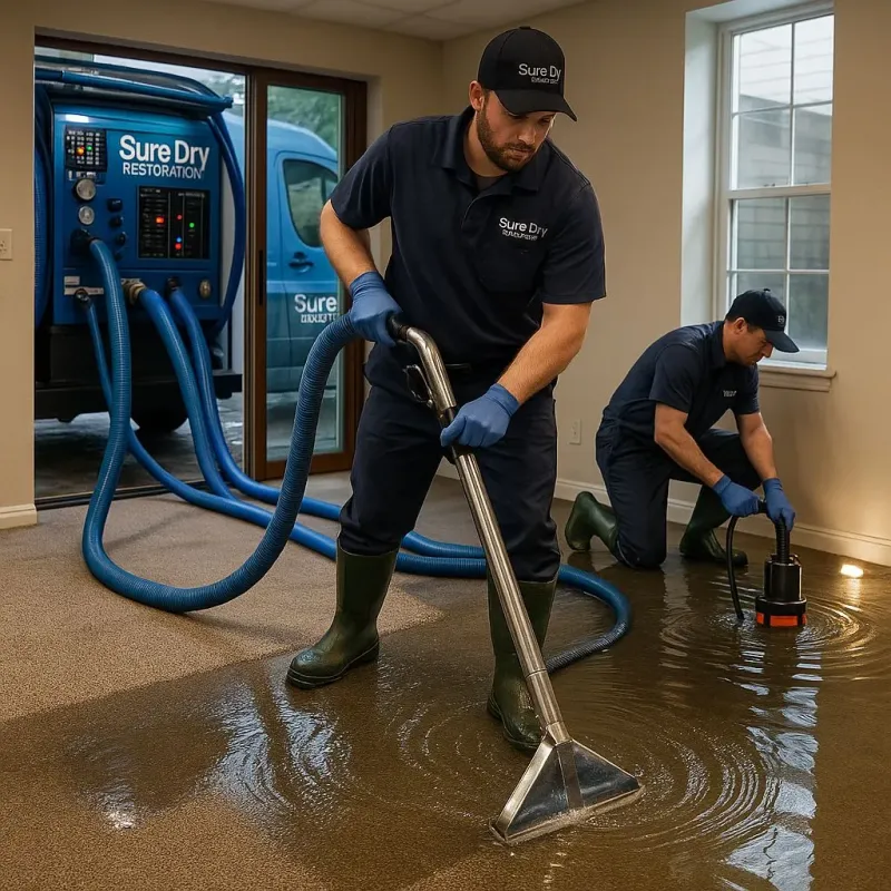 Water Extraction and Removal process in Lake Providence, LA